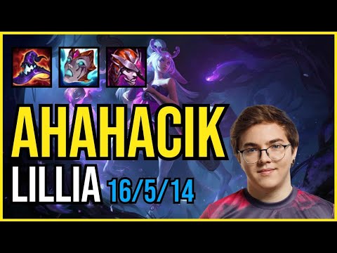 AHAHACIK - LILLIA vs NIDALEE Jungle - EUW Challenger - Patch 11.3