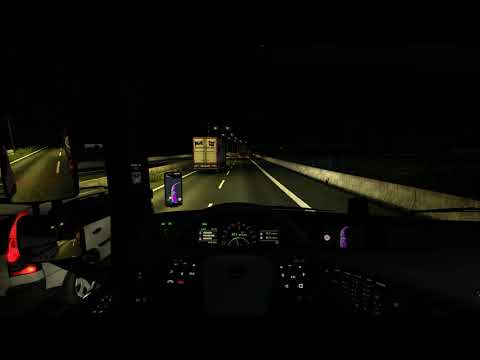 Into The Deep Lonely Night to Poland (Volvo FH 2012 500hp) - Euro Truck Simulator 2