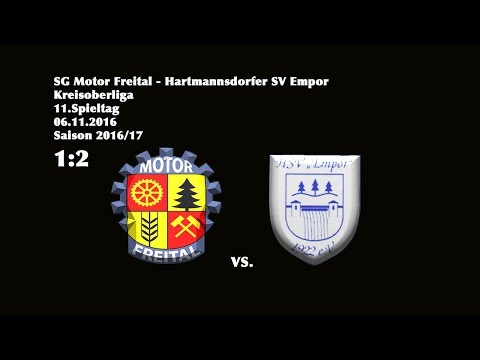 Kreisoberliga - (2016/17)/ 10.Spieltag / SG Motor Freital - Hartmannsdorfer SV Empor  1:2