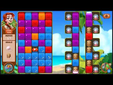 Lost Island Blast Adventure Level 479 - NO BOOSTERS 🏝️ | SKILLGAMING ✔️