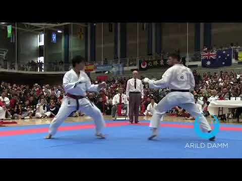 okada yasunori vs rojas rodrigo mens ind kumite final jka world karate championship 201
