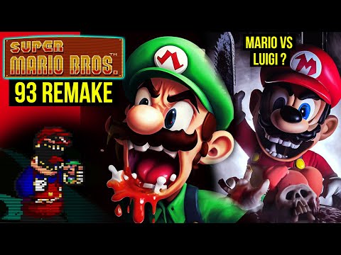 Super Mario but LUIGI got screwed - Historia Mario 93 remake | Rk Play