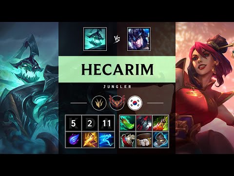 Hecarim Jungle vs Sejuani - KR Grandmaster Patch 25.13