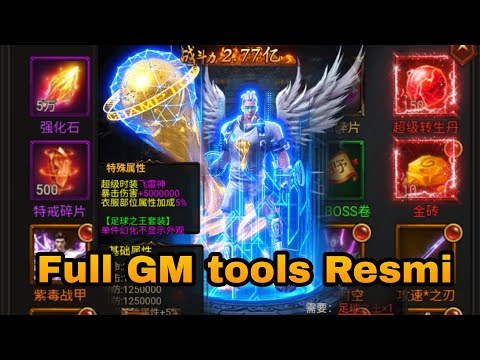 Legend Of Thunder Full GM tools Resmi + Free Full Item + Skin + Equipment + Unlimited Recharge