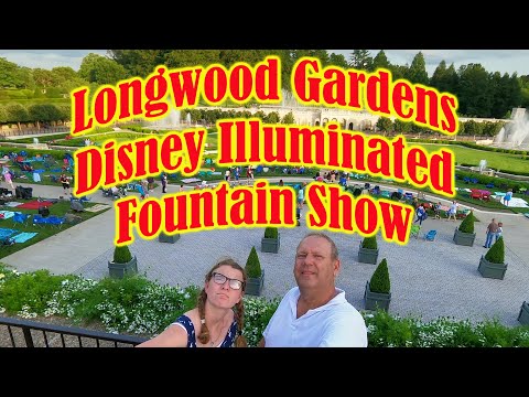 Longwood Gardens Disney Illuminated Fountain Show Road Trip The Tom & Haley Show S1:E10 Road Trip