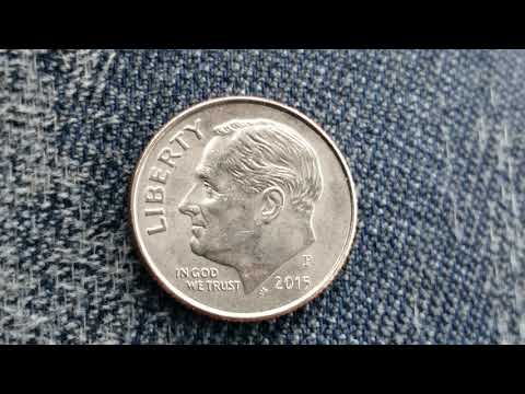 2015 P ROOSEVELT DIME: 1,497,510,000 MINTED *CLAD COMPOSITION* VALUES AS OF MARCH 2019