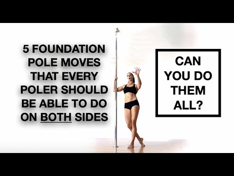 5 Pole moves you SHOULD be able to do on BOTH sides! - Tutorial by @Elizabeth_bfit