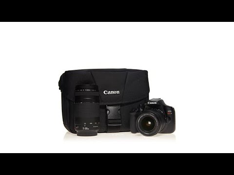 Canon EOS Rebel T6 18MP DSLR Camera w/EFS 1855mm/EF 7530...