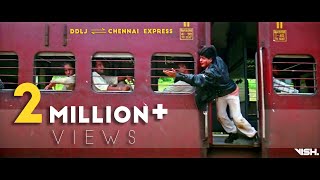 DDLJ and CHENNAI EXPRESS train scenes   Shah Rukh 