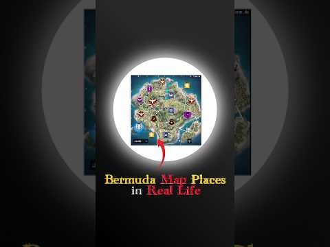 Bermuda Map Places in Real Life 🗿🤯 #shorts #gwsama #freefire