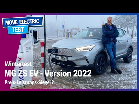 Wintertest - MG ZS EV Facelift 2022 - Autobahn-Reichweite und Verbrauch - Preis-Leistungssieger?