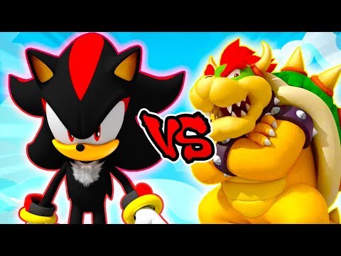 Shadow the Hedgehog Vs Bowser - Epic Battle - Left 4 dead 2 Gameplay (Left 4 dead 2 Custom Mod)