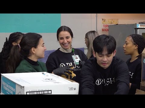 Rush University MLK Day of Service: Students Giving Back