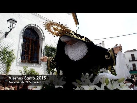 TRADICIONAL SEMANA SANTA DE JUBRIQUE, 'EL ENCUENTRO' Y LA SOLEDAD