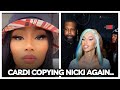 Cardi B Keeps Copying Nicki Minaj Again