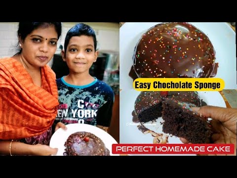 Super Moist Chocolate Cake | Without Oven | No Egg | No Butter | Ashwin Bhavanam