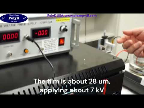 USA Piezoelectric High Voltage Contact Poling System for Polymer, Ceramic, nanocomposites