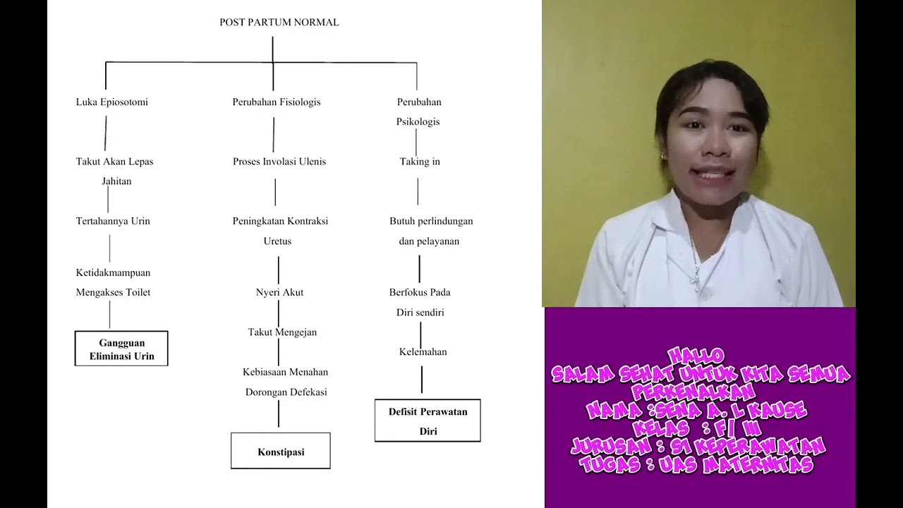 PENJELASAN PATHWAY PNC (POST PARTUM NORMAL)