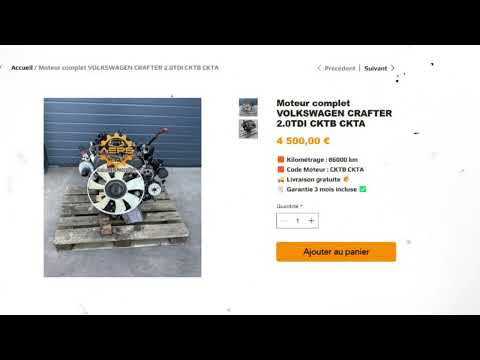 AEPSPIECES.COM - Moteur complet VOLKSWAGEN CRAFTER 2.0TDI CKTB CKTA