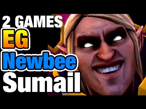 Sumail Amazing Performance Invoker Skill - EG vs Newbee DAC 2017 Dota2