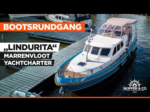 Motoryacht "Lindurita" von Marrenvloot Yachtcharter | Aquanaut Drifter CS 1300 AK | Bootsrundgang