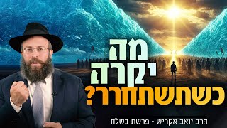 העבר שלך לא חייב להגדיר את העתיד שלך | 3 כלים מהפרשה לשחרור מהכבלים הפנימיים | פרשת בשלח (הרב יואב אקריש) - התמונה מוצגת ישירות מתוך אתר האינטרנט יוטיוב. זכויות היוצרים בתמונה שייכות ליוצרה. קישור קרדיט למקור התוכן נמצא בתוך דף הסרטון
