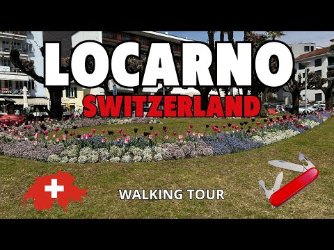 LOCARNO SWITZERLAND WALKING TOUR 4K