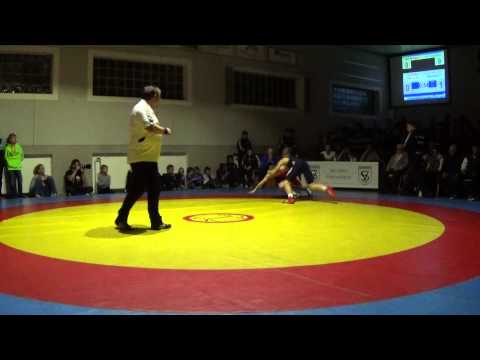 53 kg Greco: Peter Schütz - Manuel Bartos 0:6 SS (SV Fahrenbach - ASV Schaafheim 15:23)