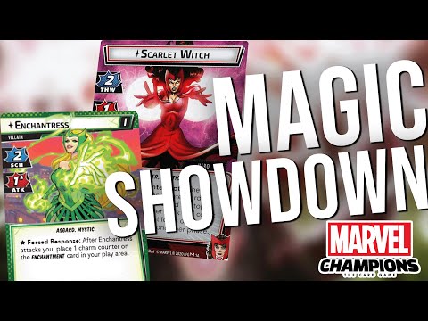 Scarlet Witch (Aggression) vs Expert Enchantress Marvel Champions Live Replay