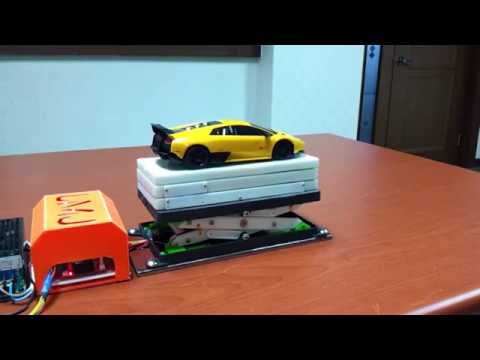 3  Stage Slide table & Lift (DC Motor Joystick Control with Arduino)