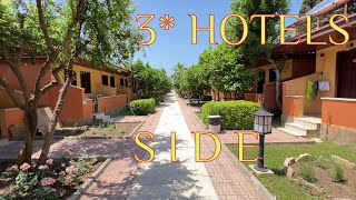 SIDE 3* . Location of 3 star hotels . ÖZLEM GARDEN ... TURKEY #turkey #side #bea