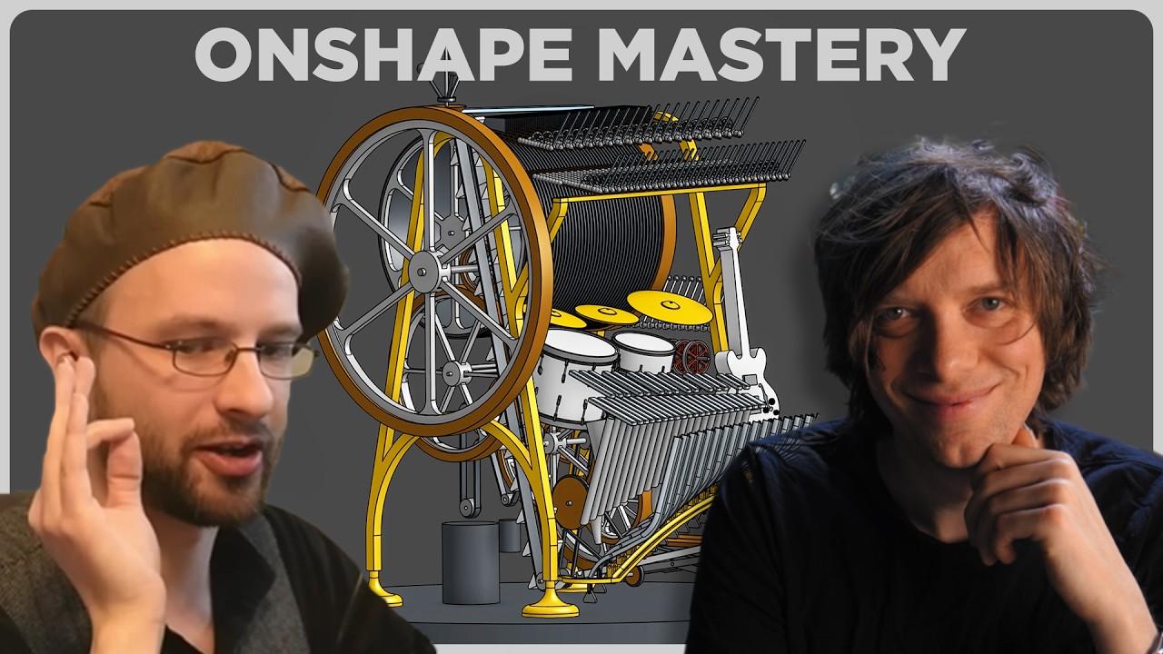 Learning Onshape with Derek van Allen - 8 Lessons from the Marble Machine Project