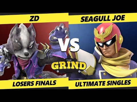 The Grind 117 Losers Finals - ZD (Wolf) Vs. Seagull Joe (Palutena, Pikachu, Falcon) Smash Ultimate