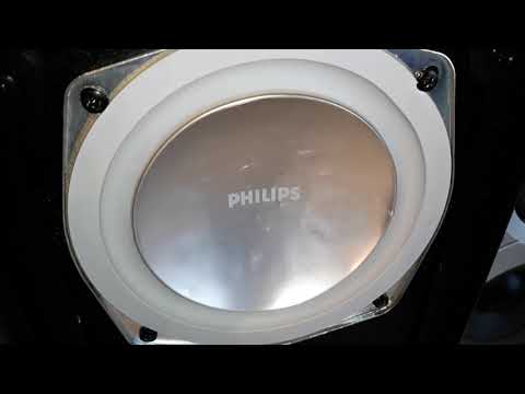 PHILIPS FLAT METAL CONE WOOFER FWB-MCM760 EXTREME BASS TEST!!! (with new Tripod)
