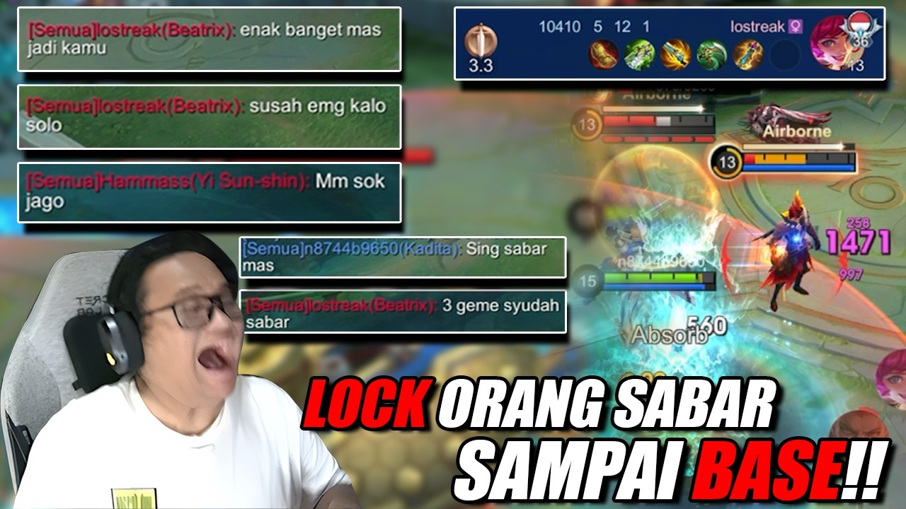 Mode LOCK PERSONAL ke MM LAWAN SAMPAI BIKIN TEAM NYA NGE BACOTIN DIA...!!!!