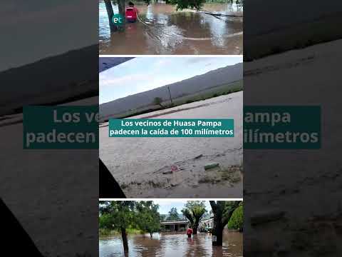La Cocha: una fuerte tormenta causó inundaciones en Huasa Pampa, una localidad del sur tucumano