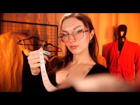 ASMR Extremely Detailed Measuring | Fashion Designer Roleplay