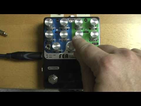 FEA DB-CL Dual Band bi-amp Compressor Limiter pedal w/ adjustable Crossover - Free Priority shipping image 8