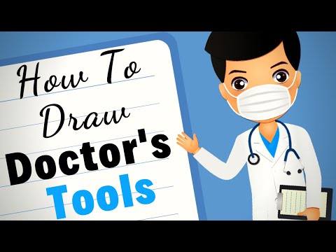 How to draw Doctor's Tools | Medical Kit Doodles |Hospital Tools| Medical Tools |Medical Set Drawing
