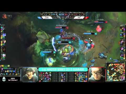 LGS Breaker vs Assassin Sniper PentaKill - 2015 LMS Summer Season Week 8