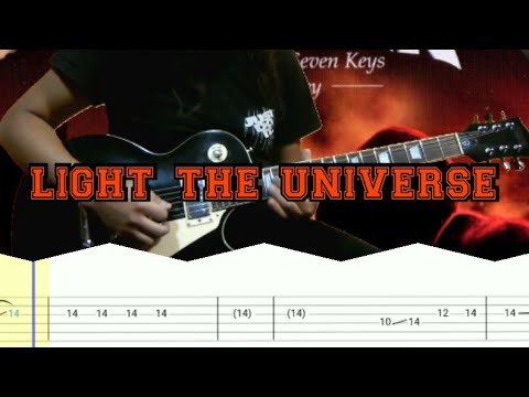How to play | light the universe-Helloween(guitar solo with Tab lesson)