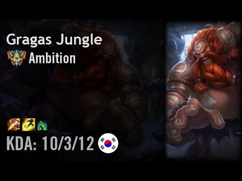 Gragas Jungle vs Elise - Ambition - KR Challenger Path 6.5