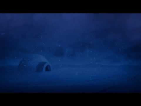 ❄ Scary Cold Howling Snowstorm in a Frozen Arctic Environment for Relaxation, Sleeping and Fantasy.