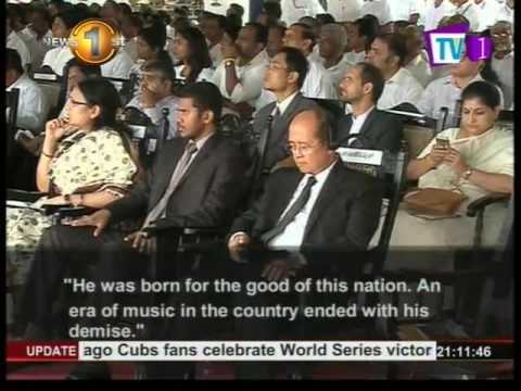 News1st: Nation bids farewell to Maestro of Classical Music, Dr. Pandit W.D. Amaradeva