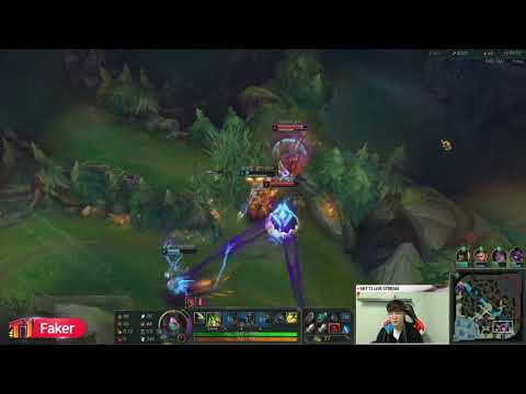 SKT T1 Faker // Hide on bush // Akali vs. Zoe // Live Stream // 1/2/19