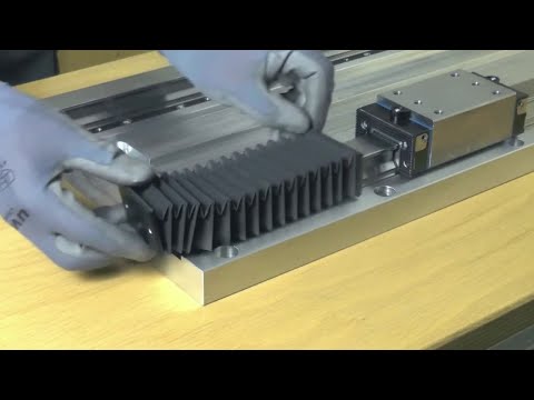 [EN] Bosch Rexroth: Linear Guides - Mounting a bellow with end plate (How-To)