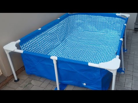 фото каркасный бассейн intex rectangular frame 220x150 0