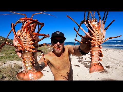 SOLO CAMPING in AUSTRALIA. camp fire cooking DAMPER. SO MANY CRAYFISH