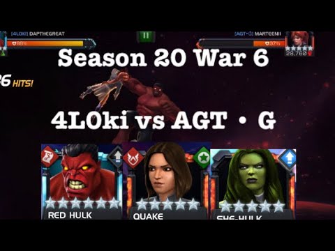 Season 20 War 6 - 4L0ki vs AGT • G