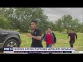 Video shows migrants running past border patrol agents in Texas